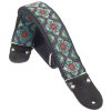 PRS 2" Retro Deluxe Jacquard Strap Teal/Gold