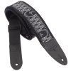 PRS 2.4" Padded Guitar Strap w/FLASH Custom Jacquard Birds Wavelength Charcoal