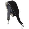 PERRI'S LEATHERS 6695 Banjo Strap Premium Suede Black
