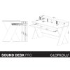 GLORIOUS Sound Desk Pro Walnut