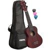 CASCHA HH 2263L Soprano Mahogany LH Red