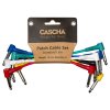 CASCHA Standard Line Patch Cable 6 pack 15 cm