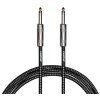 CASCHA Standard Line Guitar Cable Straight Black Tweed 3m