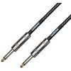 CASCHA Standard Line Guitar Cable Straight Black Tweed 3m