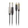 BESPECO ROCKIT Interlink Cable 2x RCA - 2x Jack Mono 3 m