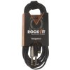 BESPECO ROCKIT Interlink Cable Jack 3,5 TRS M 90° - 2x Jack TS 5 m