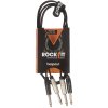 BESPECO ROCKIT Stereo Cable 2x Jack Mono - 2x Jack Mono 1,5 m