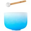SELA Crystal Singing Bowl Chakra 10" - Blue, Throat, G (432Hz)