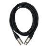 CASCHA Advanced Line Mic Cable Black 3m