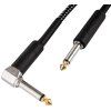 CASCHA Guitar Cable 3 m Angled