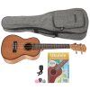 CASCHA HH 2036 Concert Mahogany Ukulele Bundle