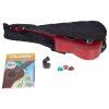 CASCHA HH 3970 Soprano Ukulele Bundle Red