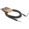 CASCHA Professional Line Guitar Cable, Angled, Black, 3 m