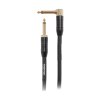 CASCHA Professional Line Guitar Cable, Angled, Black, 9 m