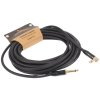 CASCHA Professional Line Guitar Cable, Angled, Black, 9 m