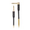 CASCHA Professional Line Guitar Cable, Angled, Tweed Natural, 3 m