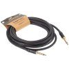 CASCHA Professional Line Guitar Cable Straight Black 6 m