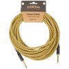 CASCHA Professional Line Guitar Cable Straight Tweed Natural 9 m