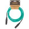CASCHA Standard Line Mic Cable Green 3m