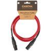 CASCHA Standard Line Mic Cable Red 2m