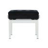 GEWA Piano stolička Deluxe Compartment BK/WH