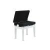 GEWA Piano stolička Deluxe Compartment BK/WH