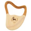 BYLA Lyre Harp 27 Strings Natural
