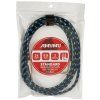 AMUMU Woven Instrument Cable Blue Angled 3 m
