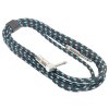 AMUMU Woven Instrument Cable Blue Angled 3 m
