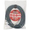AMUMU Woven Instrument Cable Blue Angled 5 m