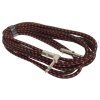 AMUMU Woven Instrument Cable Red Angled 5 m