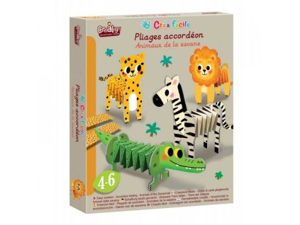 1127751 crea lign tvorenie z papiera zvieratka na savane