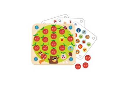 1032122 tooky toy drevene pexeso jablka