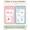 Milníkové kartičky - dívka