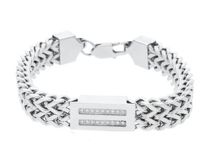 6897 2 pansky ocelovy naramek