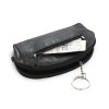 cerna kozena dvouzipova klicenka 619 0367 60