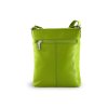 zelena kozena zipova minikabelka 212 3013 51