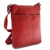 cervena kozena zipova minikabelka 212 3013 31