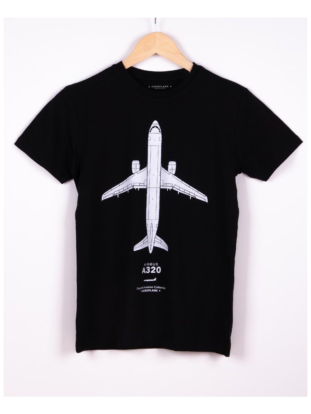 Air-Bus Aircraft Logo Black T Shirt Air-Bus Aircraft Logo Black T Shirt