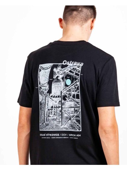 cerne tricko s potiskem dolni vitkovice no4 by lumirovci