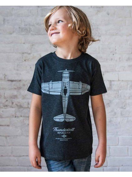 kids tshirt republic p47 thunderbolt eeroplane