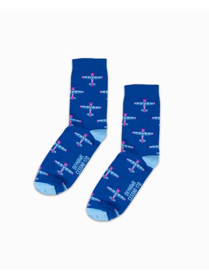 pilot socks cessna172 blue eeroplane