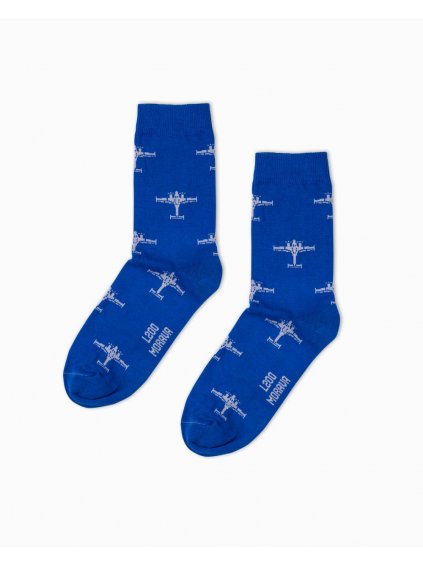 ponozky l200 morava socks blue eeroplane01