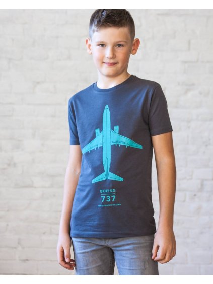 kids tshirt boeing737 detske tricko asfaltove eeroplane