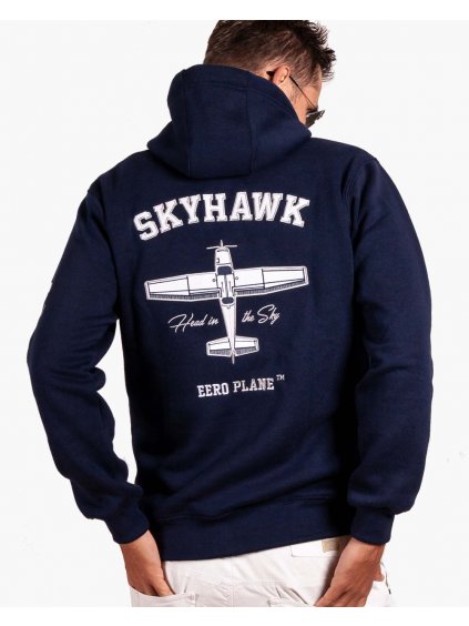 pilot hoodie cessna172 skyhawk mikina eeroplane navy03
