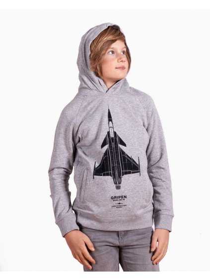 saab gripen kids hoodie eeroplane01