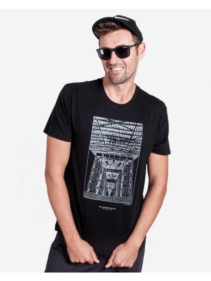 mens tshirt new york williamsburg bridge lucie tatarova