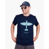 panske tricko s letadlem spitfire tmave modre eeroplane01