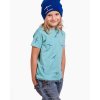 kids gliders tshirt eeroplane tricko s kluzaky zeleny melir