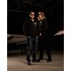 černá mikina se zipem pro pilota kluzáku, značka Eero Plane / Black zip hoodie Glider Pilot, designed and produced by Eero Plane